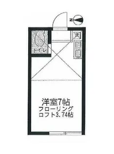ユナイト川崎大師エル・パティオ【110号室】の間取り