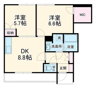 Villa・firenze A棟【101号室】の間取り