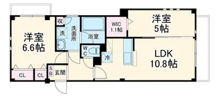 ヴァローレ Ⅰ【202号室】の間取り