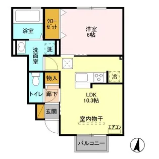 グレイス【1階】の間取り