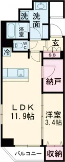 アイルプレミアム押上ノルド【2階】の間取り