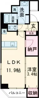 アイルプレミアム押上ノルド【5階】の間取り