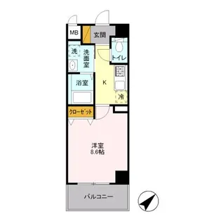 エルピス【2階】の間取り