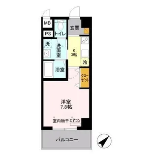 グラン・シャリオS【3階】の間取り