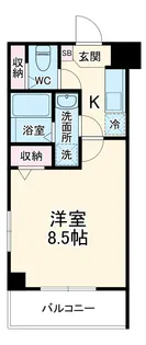 K RESIDENCE 柏【8階】の間取り