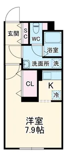 クレストタップ名古屋ウエスト【5階】の間取り