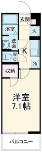 ヴィラさがみ野【1階】の間取り