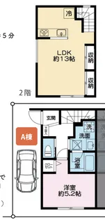 ザ・ガーデン原市【A号室】の間取り