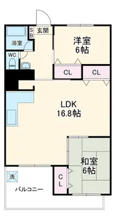 緑園サンコーポ【4階】の間取り
