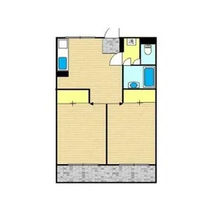 コーポ花水樹【2階】の間取り