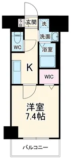 プレイズシード名古屋亀島【5階】の間取り