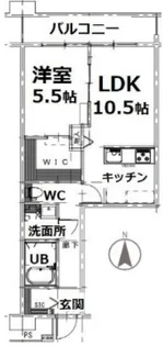 シティコート目黒3号棟 【5階】の間取り
