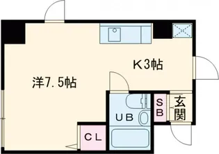 ヴェルドゥーラ祖師谷【4階】の間取り