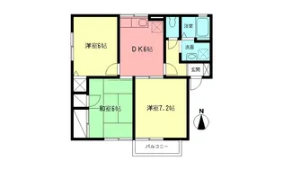 グランドュールハイム【2階】の間取り