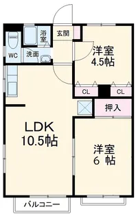 スタインハイム【1階】の間取り