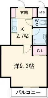 パティオ洗足【3階】の間取り
