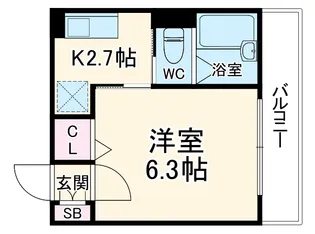 WITH PLACE田戸台【3階】の間取り