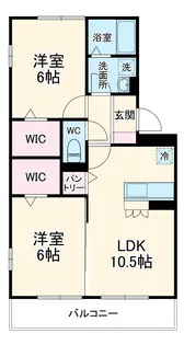 クリアコート【3階】の間取り