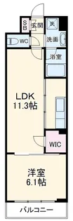 ドエルサウス【2階】の間取り
