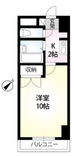 クレストガーデン野田【1階】の間取り