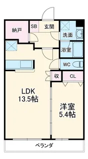 アヴニール相模原【4階】の間取り