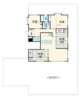ロンシャンパレス【601号室】の間取り