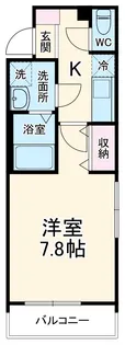 MELDIA南与野Ⅳ【2階】の間取り
