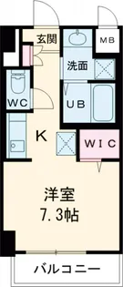 ガーデンクォーツ摂津正雀【5階】の間取り