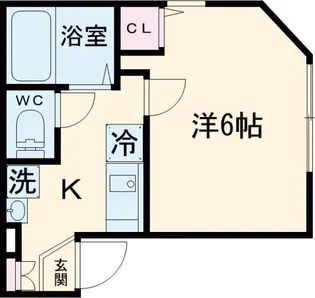 グランクオール北綾瀬【1階】の間取り