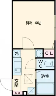 ボタニカプライベート下高井戸【3階】の間取り
