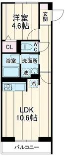オークツリー【3階】の間取り