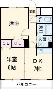 パークサイド名東【3階】の間取り