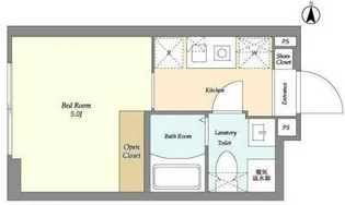 CASA GRAZIE 池袋【2階】の間取り