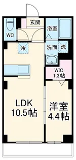 ベアレステ川崎【1階】の間取り