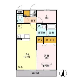 SymphonyB【2階】の間取り