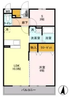 SymphonyB【3階】の間取り