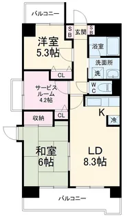INSURANCE BLDG.V【12階】の間取り
