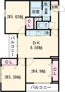 グラナーデ目白御留山【2階】の間取り