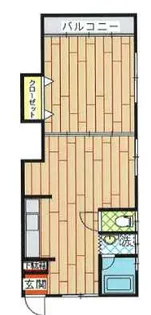 コーポ三神【2階】の間取り