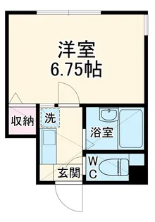 ロジュマン鹿沼台【0101号室】の間取り