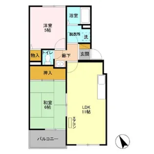 メゾンセピア C【2階】の間取り