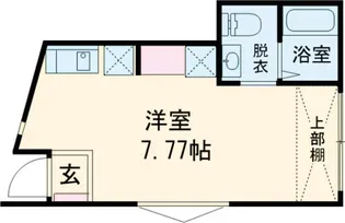 k-station【102号室】の間取り