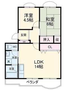 ビューラー風久保【3階】の間取り