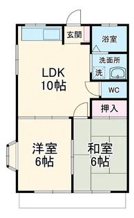 田口ハイツ【101号室】の間取り