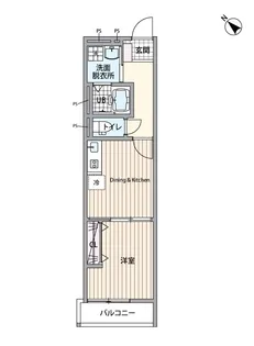 セミカ姉ヶ崎【1階】の間取り