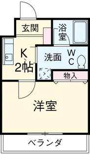 AMBER HOUSE JINGU【303号室】の間取り