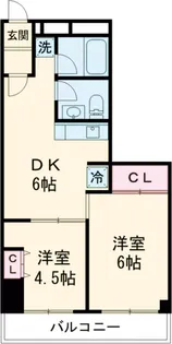第一大黒ビル【202号室】の間取り