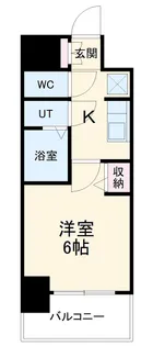 メイクス今池PRIME【407号室】の間取り