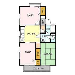 セジュール I【1階】の間取り