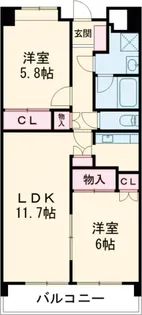 ザ・ミレニアムタワー【12階】の間取り